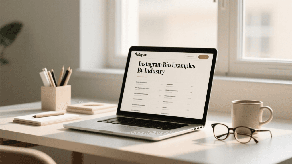 Instagram Bio Examples by Industry: Step-by-Step Tutorial