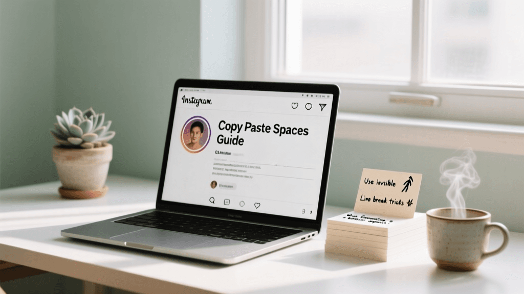Instagram Bio Copy Paste Spaces Guide: Step-by-Step