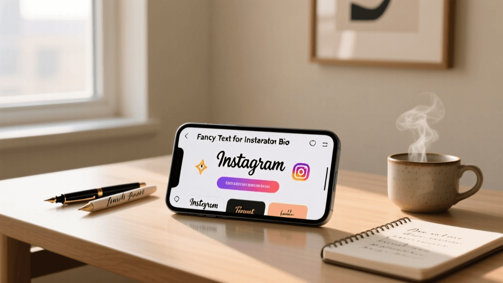 Fancy Text Generator for Instagram Bio: Copy and Paste Fonts