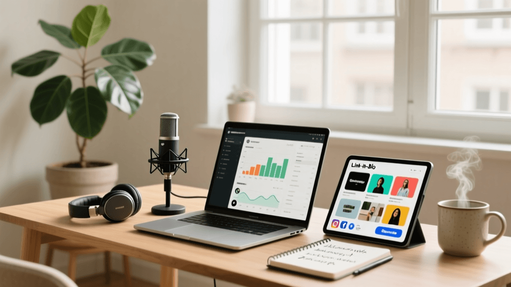 Link in Bio Strategy for Podcasters: A Visual Guide