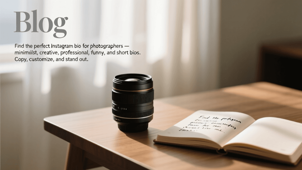 50+ Instagram Bio Ideas for Photographers