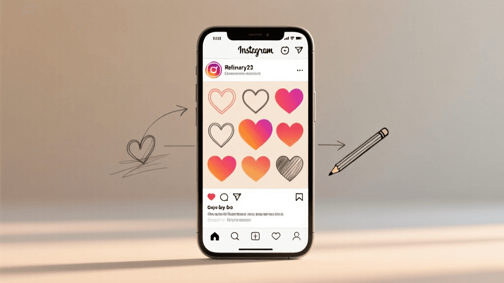 Instagram Bio Hearts Copy Paste Collection and Tutorial